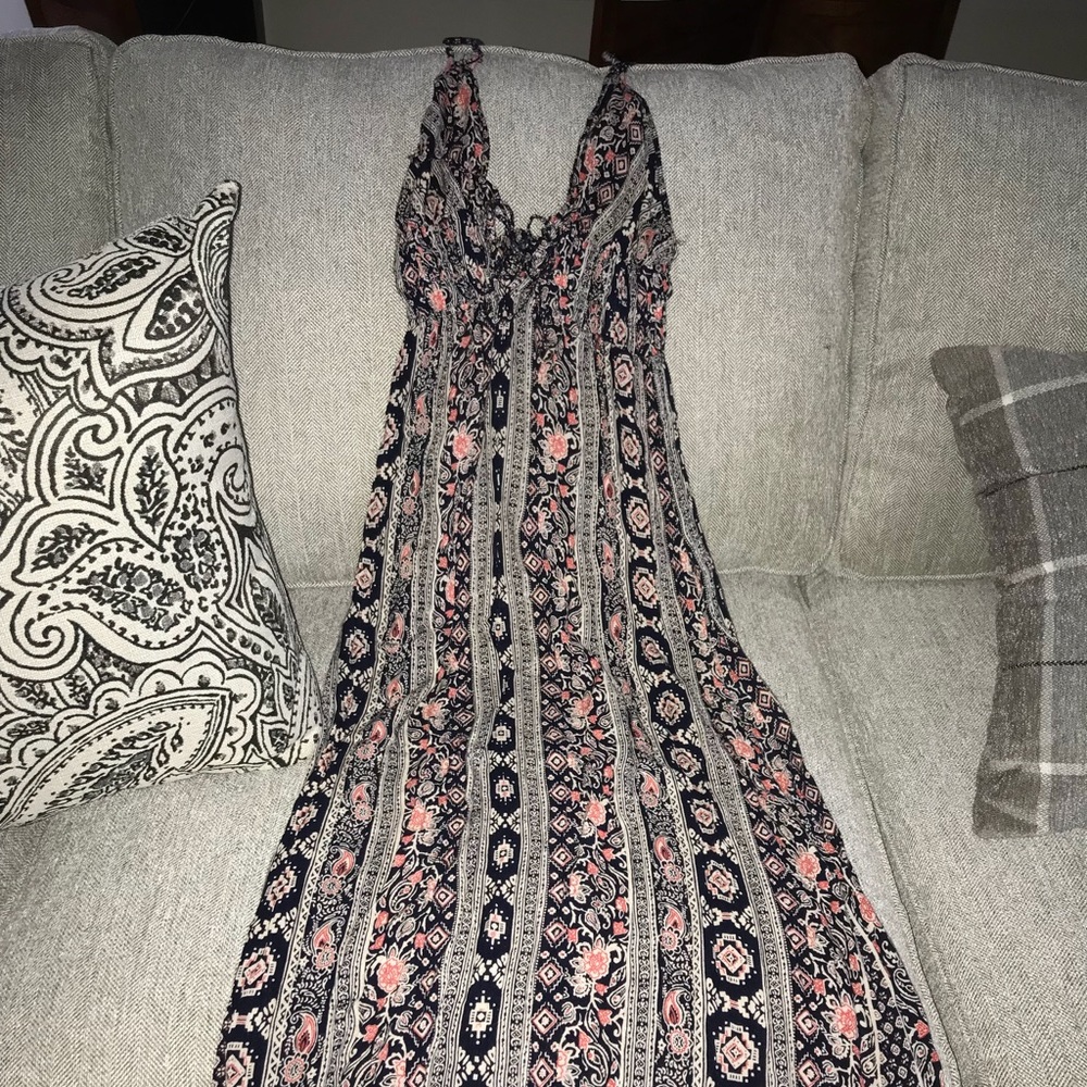 Printed maxi dress